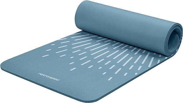 Retrospec Solana Yoga Mat 1/2" Thick w/Nylon Strap for Men & Women - Non Slip Exercise Mat for Yoga, Pilates, Stretching, Floor & Fitness Workouts - Amazon.sa Price Tracker