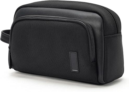 MOKOBARA The Wonder Kit|Black Water Resistant Toiletry Bag | Travel Pouch Accessory for Men & Women | Multipurpose Storage & Makeup Organizer (Money Moves) on Amazon - Best Deal Finder