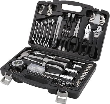 Amazon Basics 131-Piece General Household Home Repair and Mechanic's Hand Tool Kit Set - Amazon.sa Price Tracker