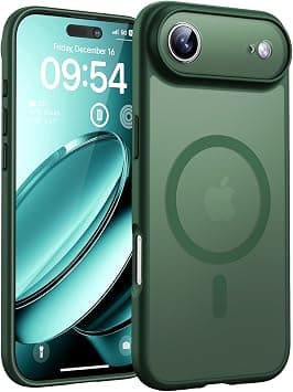 TOCOL Magnetic for iPhone Air Case 6.5-Inch, Compatible with MagSafe, Full Camera Protection, Built-in Magnetic Ring, Drop Protection Shockproof Translucent Matte for iPhone 17 Air (Alpine Green) on Amazon.ae - Price Tracker