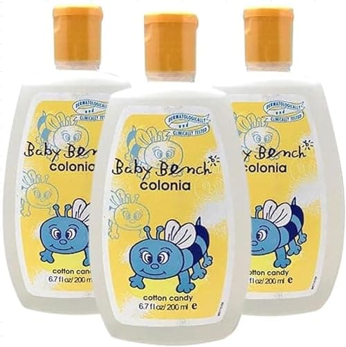 Baby Bench Colonia COTTON CANDY COLOGNE | Perfume for Babies, Gentle & Safe, Mild Fragrance | Long-lasting Moisture & Delicate Fragrance | Safe for Mother's Hands & Baby's Skin 200 ml - (Pack of 3). on Amazon.ae - Price Tracker