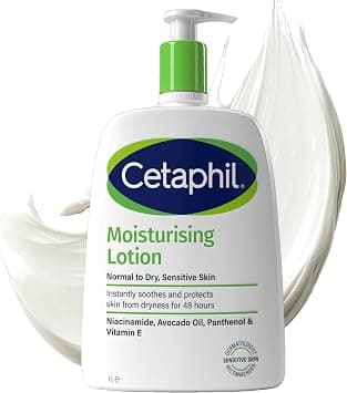 Cetaphil Moisturizing Lotion Very Dry To Normal Skin With Hydrating Avocado Oil, Vitamin E & Pro-Vitamin B - Light Weight 48 - Hour Hydration - 1L على Amazon.ae - متتبع الأسعار