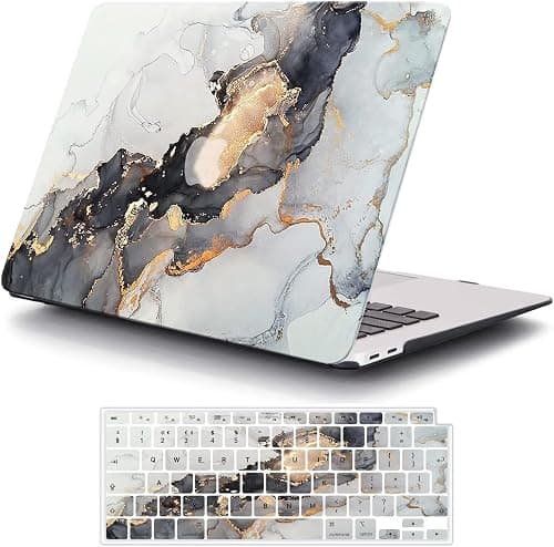 MOKASE Case Compatible with MacBook Air 13 Inch M1 2021-2018, Black Gold on Amazon.ae - Price Tracker