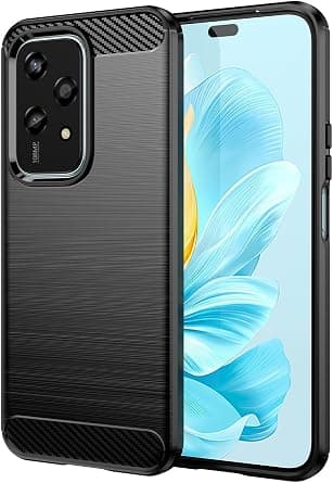 Effcotuo Case for Honor 200 Lite Cover, Flexible Premium TPU Case, Shockproof, Non-Slip for Honor 200 Lite - Black على Amazon.ae - متتبع الأسعار