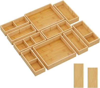 Lifewit Drawer Organizers 10 Pack(22 Grid) with 12 Inserts على Amazon.ae - متتبع الأسعار