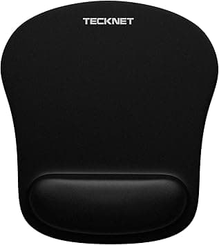 Mouse Pad with Wrist Support, TECKNET Ergonomic Gaming Mouse Pad Pain Relief, Portable Comfortable Mousepad for Computer, Laptop, Office, Home and Travel, Non-Slip Base, Waterproof Surface, Black on Amazon.ae - Price Tracker