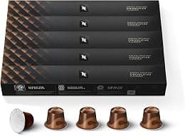 Nespresso Cioccolatino Barista Creations Roasted Coffee Capsules, Original Line, 10 capsules in 1 Sleeve - Pack of 5 Sleeves - Amazon.ae Price Tracker