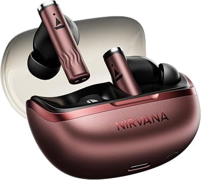 boAt Nirvana Zenith Pro, 50dB Hybrid Adaptive ANC, Spatial Audio, Hi-Res Audio LDAC, 6Mics AI-ENx, 80 Hrs Battery, Bluetooth Earbuds, TWS Ear Buds Wireless Earphones with mic (Crimson Red) on Amazon.ae - Price Tracker