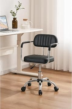NEWTURN Swift Study & Work from Home Office Chair with Fully Metal Frame, Fixed Handles & Up/Down Heigh adjustments, 1 Years Parts Replacement Warranty Best for Shops, Library, WFH, على Amazon.ae - متتبع الأسعار