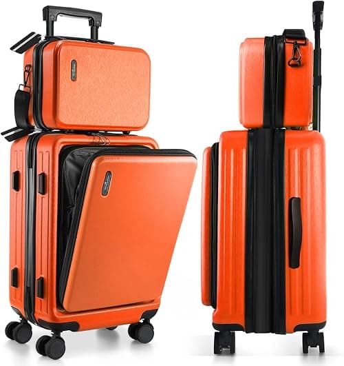 TRAVELARIM Expandable 22 Inch Carry On Luggage على Amazon.ae - متتبع الأسعار
