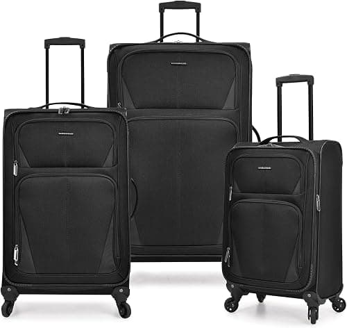 U.S. Traveler Aviron Bay Expandable Softside Luggage with Spinner Wheels on Amazon - Best Deal Finder