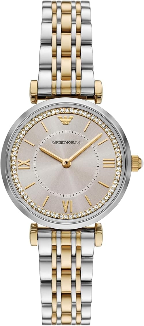 Emporio Armani Women's Two-Hand Two-Tone Stainless Steel Watch (Model: AR11702) on Amazon.ae - Price Tracker