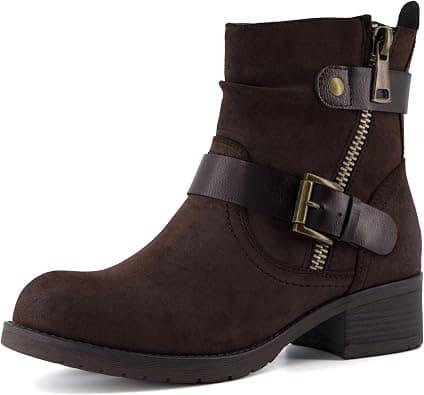 Dunes Women's Max Moto Boot, Wide Widths Available على Amazon.ae - متتبع الأسعار