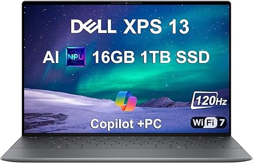 Dell XPS 13 9345 Laptop, Copilot+ AI PC (13.4" FHD+ 120Hz, Snapdragon X Plus (> Intel i7-1355U), 16GB 8448MT/s RAM, 1TB SSD), Thin & Light, 27 Hours Battery Life, IR Webcam, Wi-Fi 7, Win 11 Pro on Amazon.ae - Price Tracker