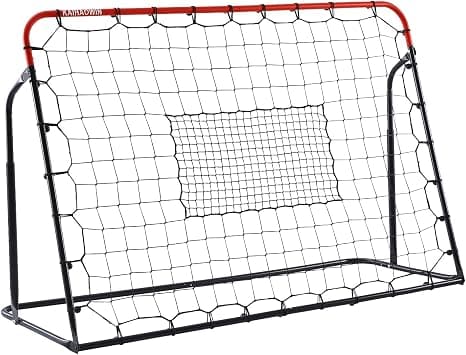 KAIHAOWIN Football Rebound Net, 4'x4'| 6'x4' Steel Football Rebounder, Bounce Back Net for Backyard Football Practice Training-Adjustable Angle on Amazon.ae - Price Tracker
