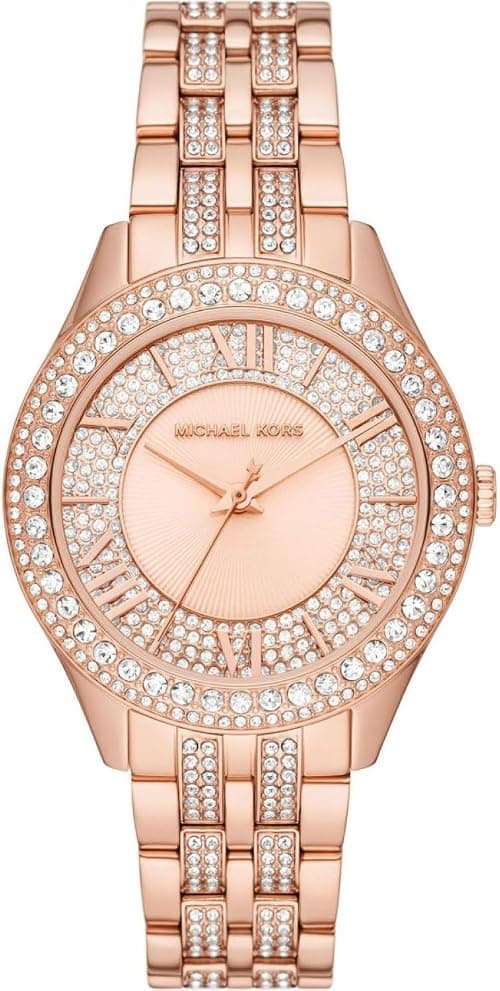 Michael Kors Watch for Women Harlowe, Three-Hand, Stainless Steel Watch with a 38 mm Case Size on Amazon - Best Deal Finder