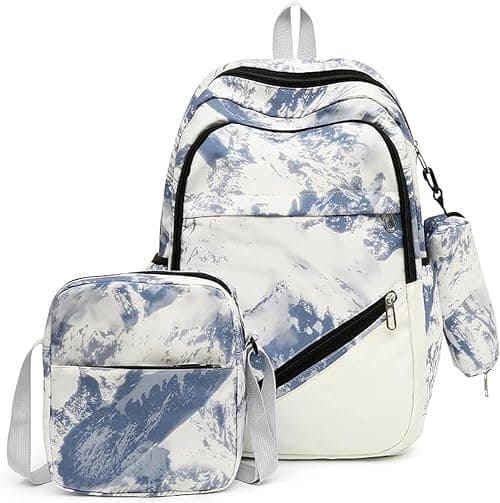 School Bag for Boys and Girls, Laptop School Backpack with Large Capacity and Waterproof,Children School Bags + Pen Pouch & Small Bag, Travel Bag for Kids on Amazon.ae - Price Tracker