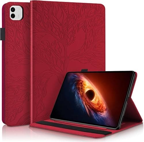 Case for Honor MagicPad 3 Pro 12.3 2026/ Honor MagicPad4 2026 12.3" Ultra Slim PU Protective Tablet Cover with Stand Function Case with Stand Pencil Red on Amazon.ae - Price Tracker