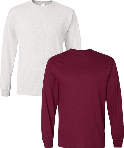 Gildan Men's DryBlend Adult Long Sleeve T-Shirt, 2-Pack Shirt on Amazon - Best Deal Finder