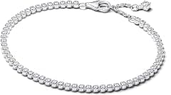 PANDORA 593927C01 Women's Tennis Bracelet Silver Zirconia - متتبع أسعار Amazon.sa