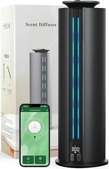 2026 Portable Waterless Diffuser, 1700 Sq Ft Hotel Collection Diffuser, 100ml Scent Air Machine for Home Cold Air Essential Oil Diffuser for Large Room Office, Quiet (Black) on Amazon.ae - Price Tracker