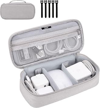 Portable Electronic Accessories Bag Organizer, Travel Gadgets Storage Case Cable Organizer Bag Compatible for Charger USB Cables SD Memory Cards Earphone Flash Hard Drive Phone Power Bank, M on Amazon - Best Deal Finder