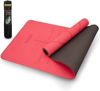 Robust TPE Yoga Mat Double Layer Anti-slip Eco Friendly texture surface (Size 183cmx 61cm) SGS Certified Position Liens & Hanging Band, Home/Gym Workout Sports Exercise Sports Mattress - Amazon.ae Price Tracker