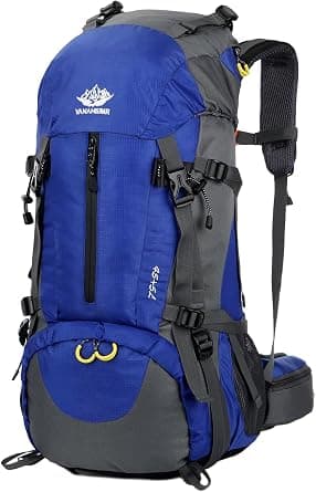 Esup 50L Hiking Backpack Men Camping Backpack with rain cover 45l+5l Lightweight Backpacking Backpack Travel Backpack على Amazon.ae - متتبع الأسعار