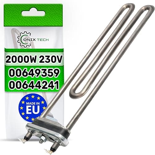 Element Resistors for Washing Machine 2000W 230V with Original Code 00649359 649359 00644241 644241 12039358 for Bosch for Siemens for Balay - MADE IN EU - 5 Year Warranty - ONIX TECH on Amazon.ae - Price Tracker