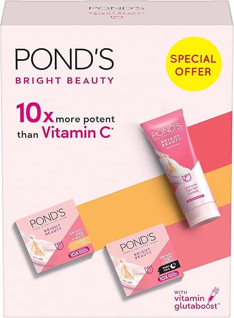 POND'S Bright Beauty Regime Pack (Day Cream + Night Cream + Facial Cleanser) 20% OFF, on Amazon.ae - Price Tracker