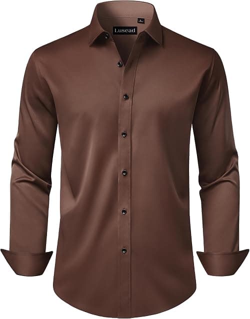 mens Men's Long Sleeve Dress Shirts Dress (pack of 1) on Amazon - Best Deal Finder