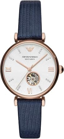 Emporio Armani Women's Automatic, Rose Gold-Tone Stainless Steel Watch, AR60020 على Amazon.ae - متتبع الأسعار