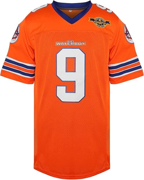 Phoneutrix Bobby Boucher #9 The Waterboy Adam Sandler Movie Mud Dogs Bourbon Bowl Football Jersey على Amazon.ae - متتبع الأسعار