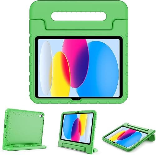 ProCase Kids Case for iPad A16 11th Generation 2025/iPad 10th Generation 2022 with Pencil Holder, iPad 11/10 Case Shockproof Lightweight Cover with Stand Convertible Handle for Children -Green on Amazon.ae - Price Tracker