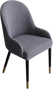 Modern Curved Special-shaped Chair Cover,for Kitchen Dining Room Modern Curved Special-Shaped Chair Cover Cover (Set of 2,Light Gray) على Amazon.ae - متتبع الأسعار