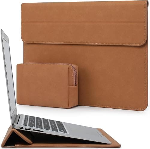 HYZUO 13 Inch Laptop Case Sleeve with Stand for 2026-2018 MacBook Air 13 M5 M4 M3 M2 M1, 2026 13" MacBook Neo, 2026-2016 MacBook Pro 13 M2 M1, iPad Pro/Air 13, Surface Pro 12-3, XPS 13, Brown on Amazon.ae - Price Tracker