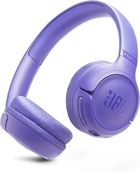 JBL Tune 530BT Wireless On-Ear Bluetooth Headphones with Pure Bass Sound, 76H Battery Life, Dual Beamforming Mics, Multi-Point Bluetooth 6.0, Foldable & Lightweight – Lavender (JBLT530BTLAVEU) - متتبع أسعار Amazon.sa