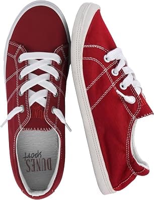 Dunes Sport Women's Reesa Canvas Sneaker على Amazon.ae - متتبع الأسعار