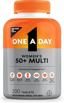 One A Day Women’s 50+ Multivitamins Tablet, Multivitamin for Women with Vitamin A, C, D, E and Zinc for Immune Health Support*, Calcium & more, 200 Count - Amazon.sa Price Tracker