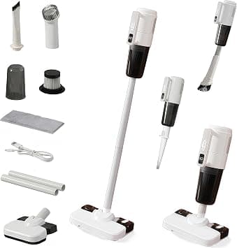 Cordless Vacuum Cleaner, 5-in-1 Dry And Wet Mop Combo, Handheld Vacuum And Mop Combination, Can Stand Upright, Large-Capacity Dust Cup, Suitable For Pet Hair, Carpets And Hard Floors. on Amazon - Best Deal Finder