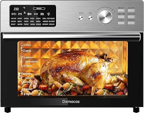 30L Air Fryer Toaster Oven, Stainless Steel Air Fryer Rotisserie Combo, 21 in 1 Countertop Ovens, Innovative 360 ° Air Frying Technology, Large Air Fryers Oven on Amazon.ae - Price Tracker