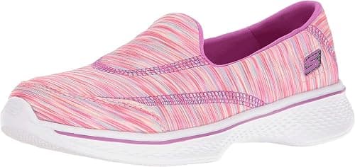 Skechers Girl's Go Walk 4-Kindle Low-Top Sneakers, Grey on Amazon.ae - Price Tracker