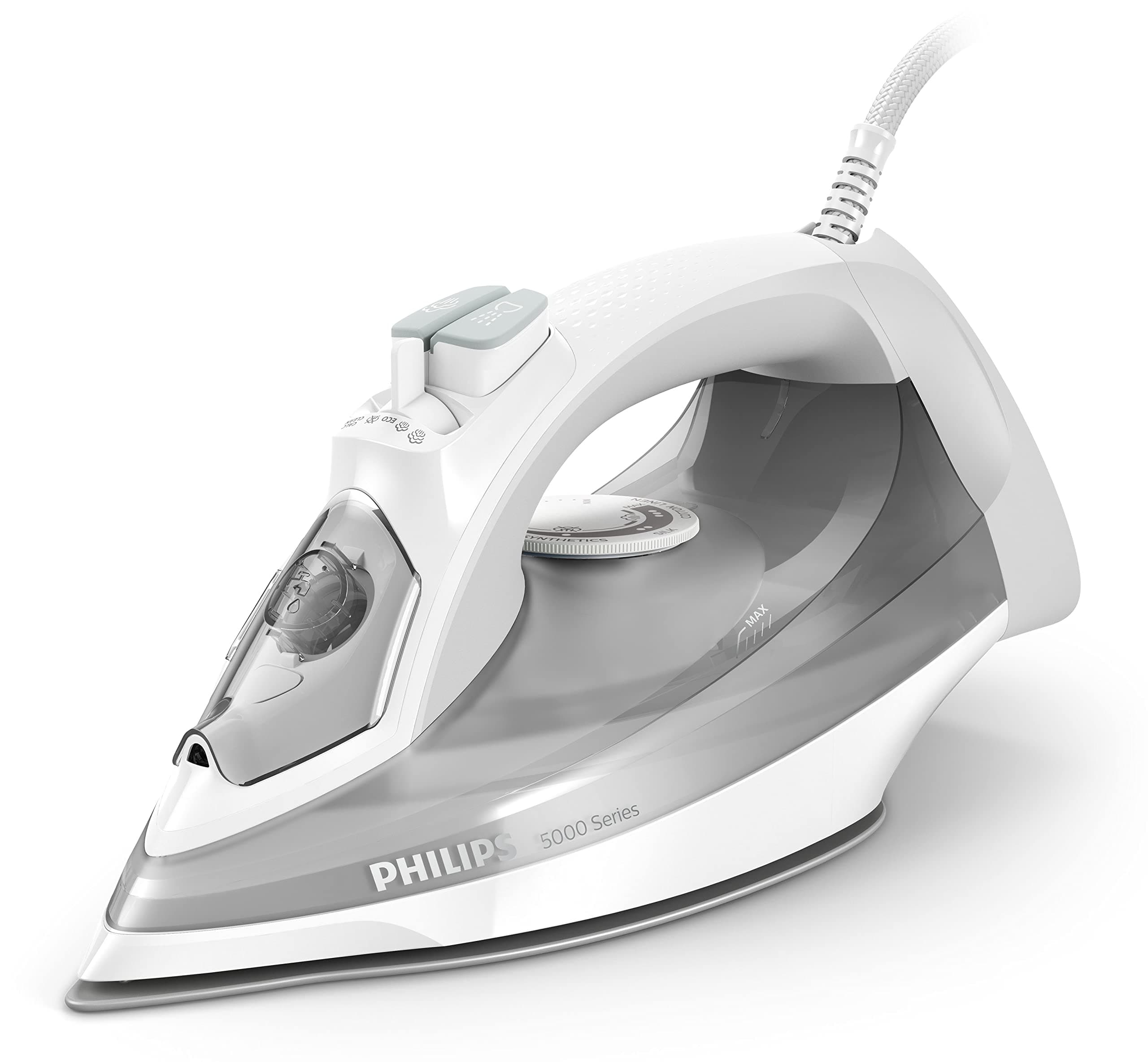 Philips 5000 Seires Steam Iron - 2400W, 160g Steam Boost, SteamGlide Plus - DST5010/16 on Amazon.ae - Price Tracker