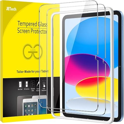 JETech Screen Protector for iPad (A16) 11th/10th Gen, 2-Pack | For 2025/2022 Model, 9H Tempered Glass, HD Clear, Anti-Scratch Protection, Easy Installation Tool on Amazon.ae - Price Tracker
