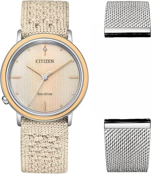 Citizen Women's Analogue Eco-Drive Watch with a Fabric Band L Ambiluna Collection on Amazon.ae - Price Tracker