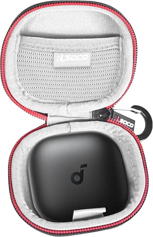 RLSOCO Hard Case for Anker Soundcore Sport X20/Liberty 4 Pro Noise Cancelling Wireless Earbuds | Travel Case Shockproof, Dustproof, Water-Resistant Storage Pouch with Carabiner (Case Only) on Amazon.ae - Price Tracker