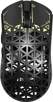 ماوس ألعاب لاسلكي R5Ultra 8K من اتاك شارك بدقة 42000 نقطة لكل بوصة - مستشعر باو 3950 ماكس - وزن فائق الخفة 39 جرام - شريحة Nordic 52840 MCU - ماوس قابل للبرمجة لاسلكي/سلكي/BT/2.4GHz للكمبيوتر/الماك على أمازون - دليلك لأفضل العروض