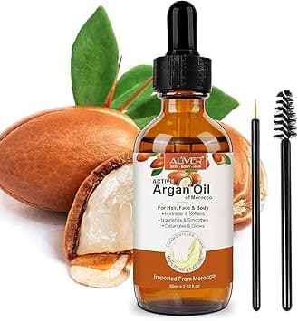 ALIVER Argan Oil, 100% Pure Moroccan Argan Oil for Hair, Treatment For Damaged Hair & Dry Skin,Cold Pressed Oil For Hair, Beard, Nails and Skin on Amazon.ae - Price Tracker