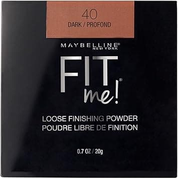 Maybelline Fit Me Loose Setting Powder, Face Powder Makeup & Finishing Powder, Dark, 1 Count on Amazon.ae - Price Tracker