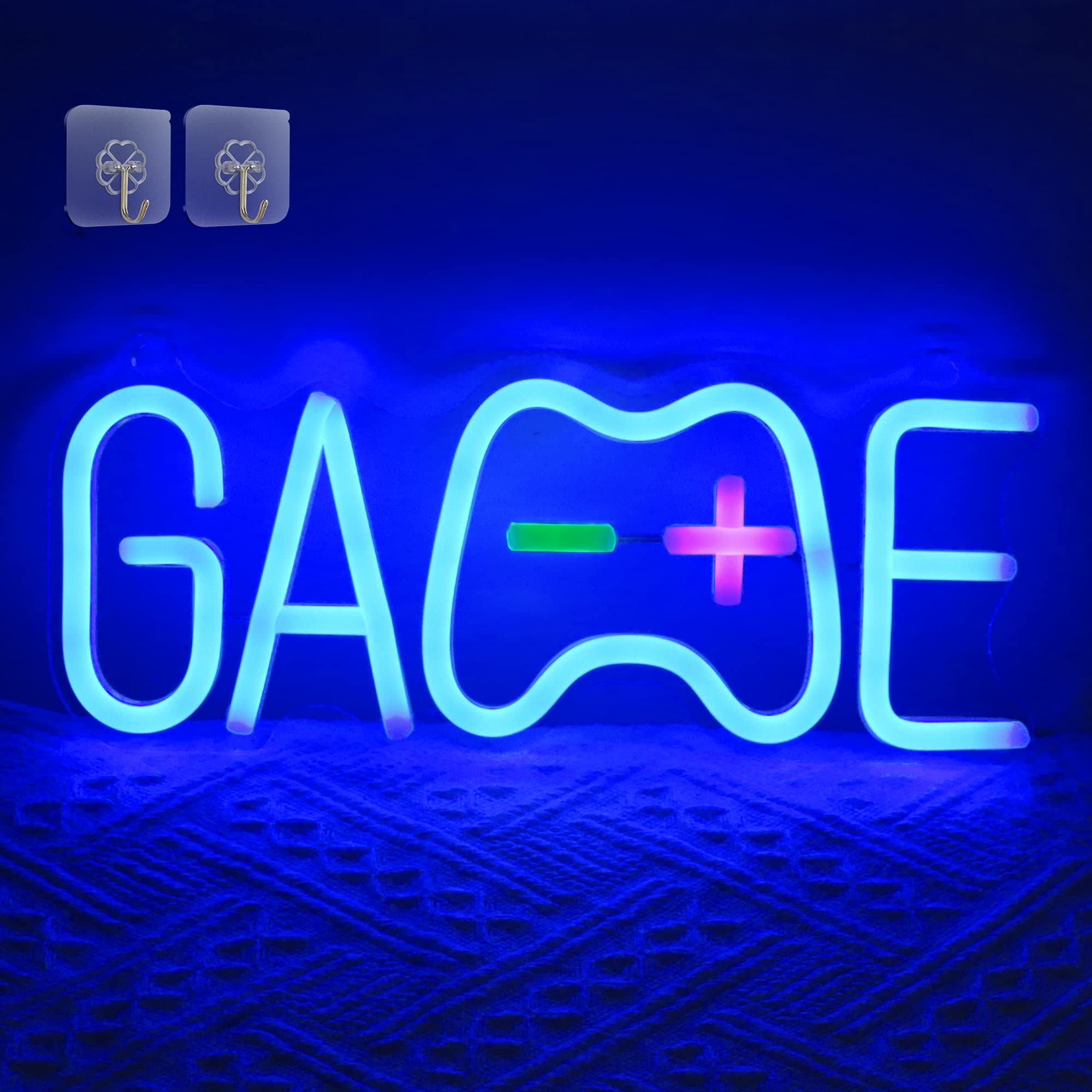 Attivolife Cool Game Shaped Neon Signs, Light up LED Blue Neon Lights with Stand - Best Gaming Wall Room Party Decor Accessories -Birthday Gift for Teen Boys Kids Gamer on Amazon.ae - Price Tracker